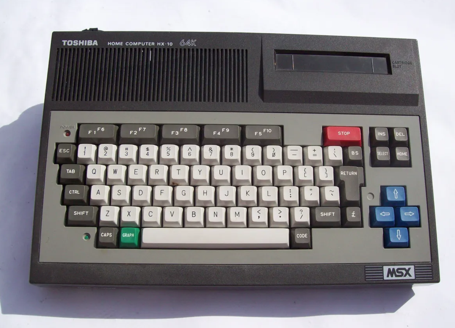 My first computer: MSX-1, Toshiba HX-10