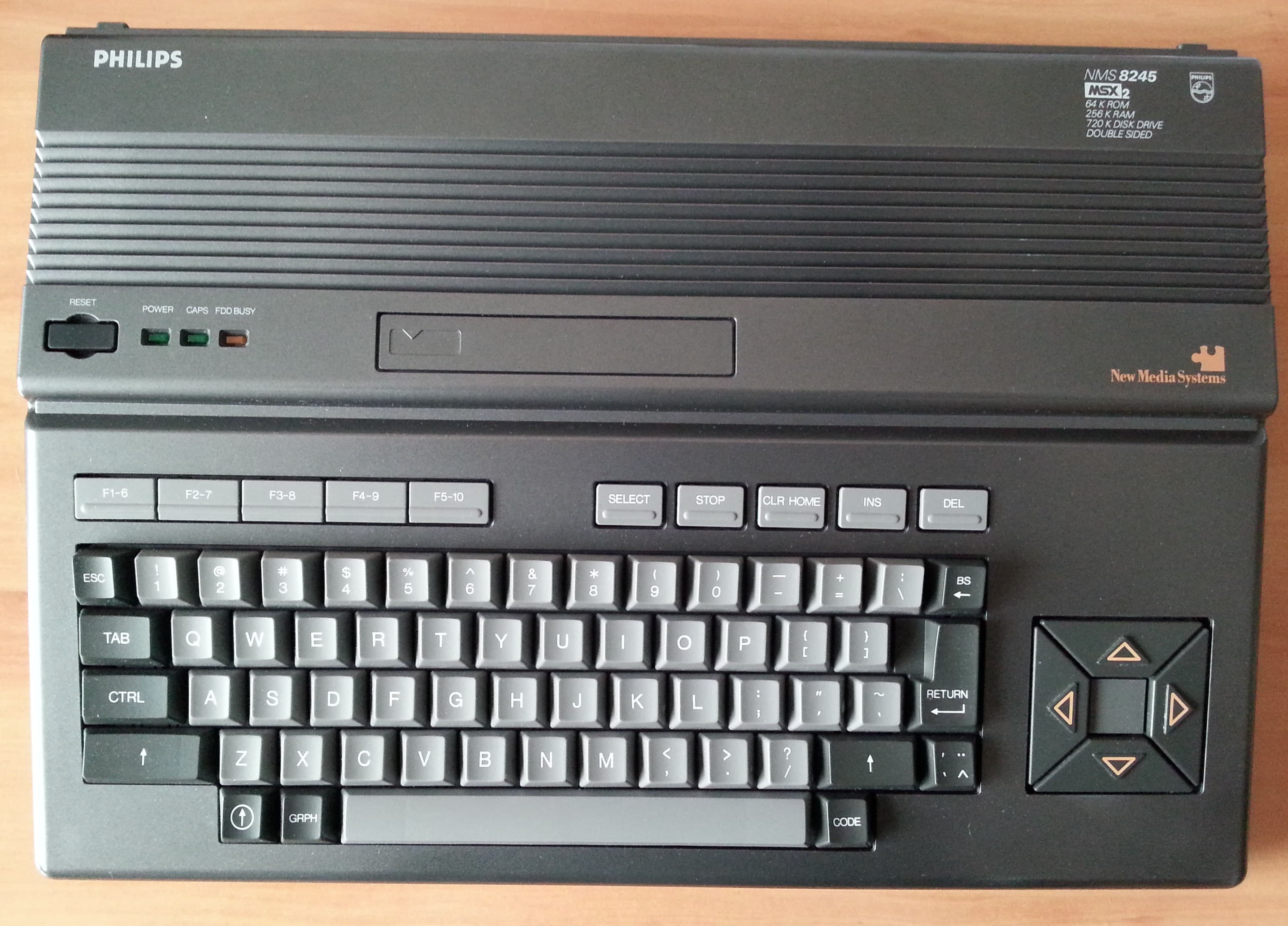 My second computer: MSX-2, Philips NMS8245