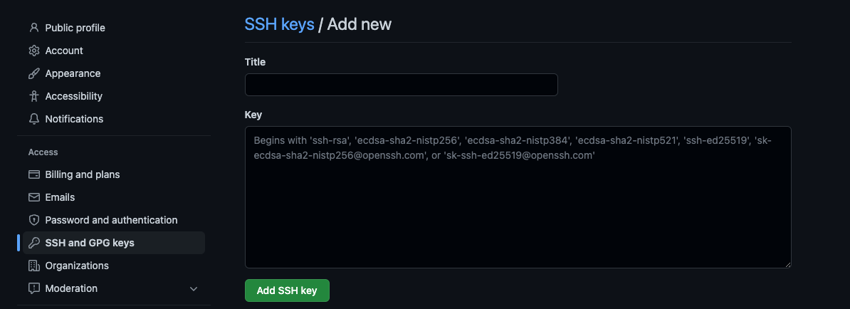 GitHub SSH Key